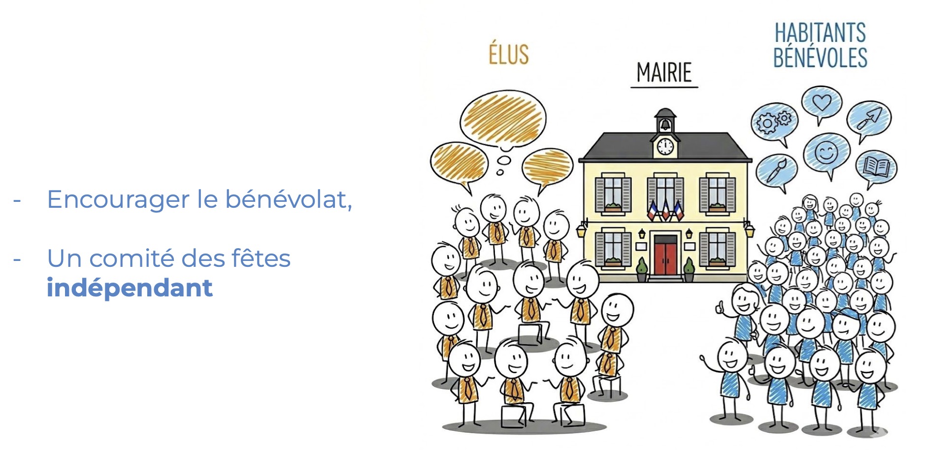 Bénévoles et comité des fêtes