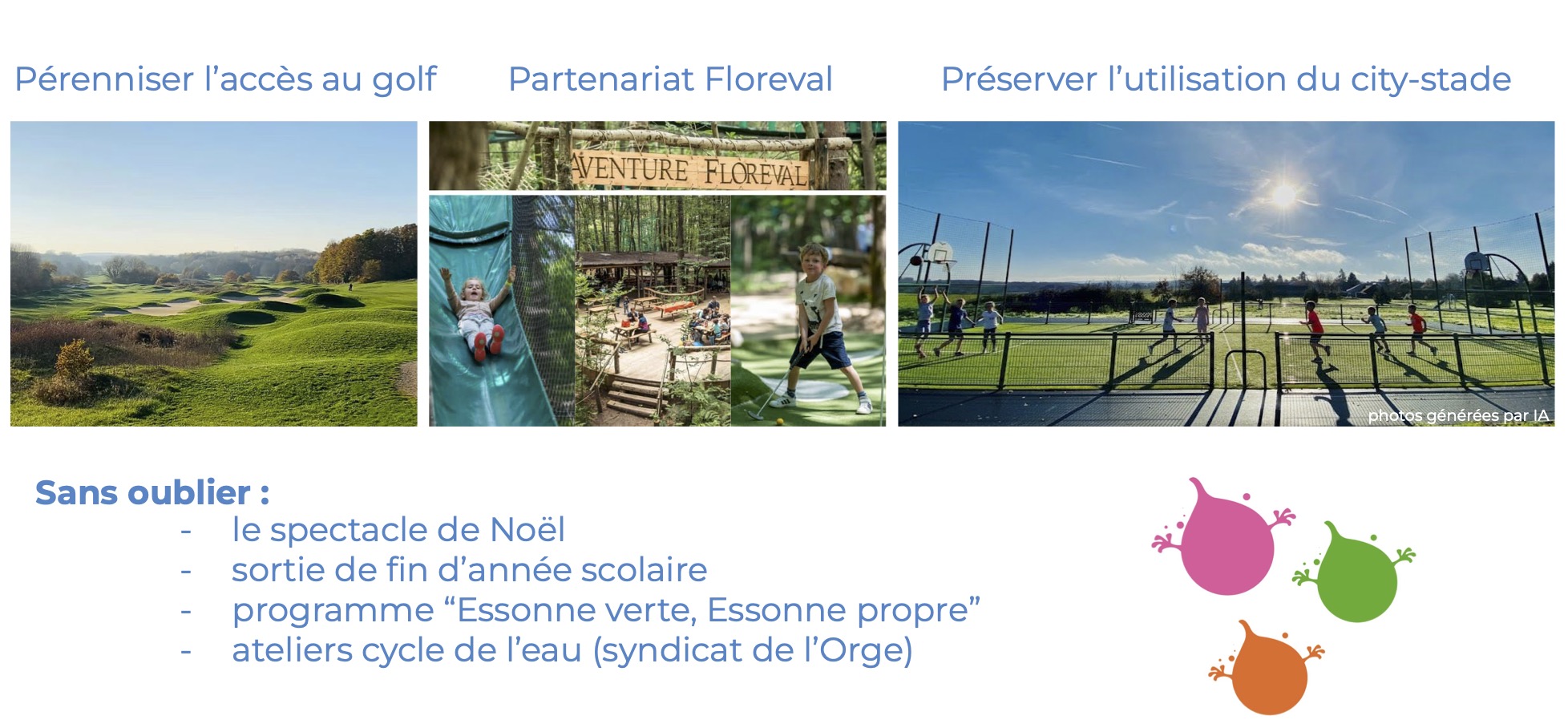 Activités pour les enfants