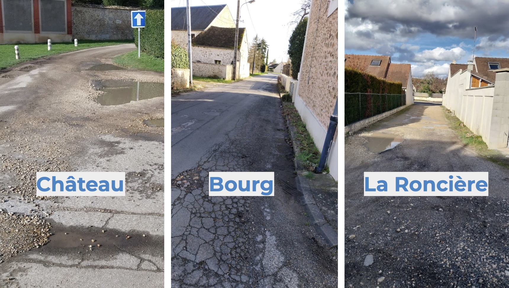 Voirie à Courson‑Monteloup
