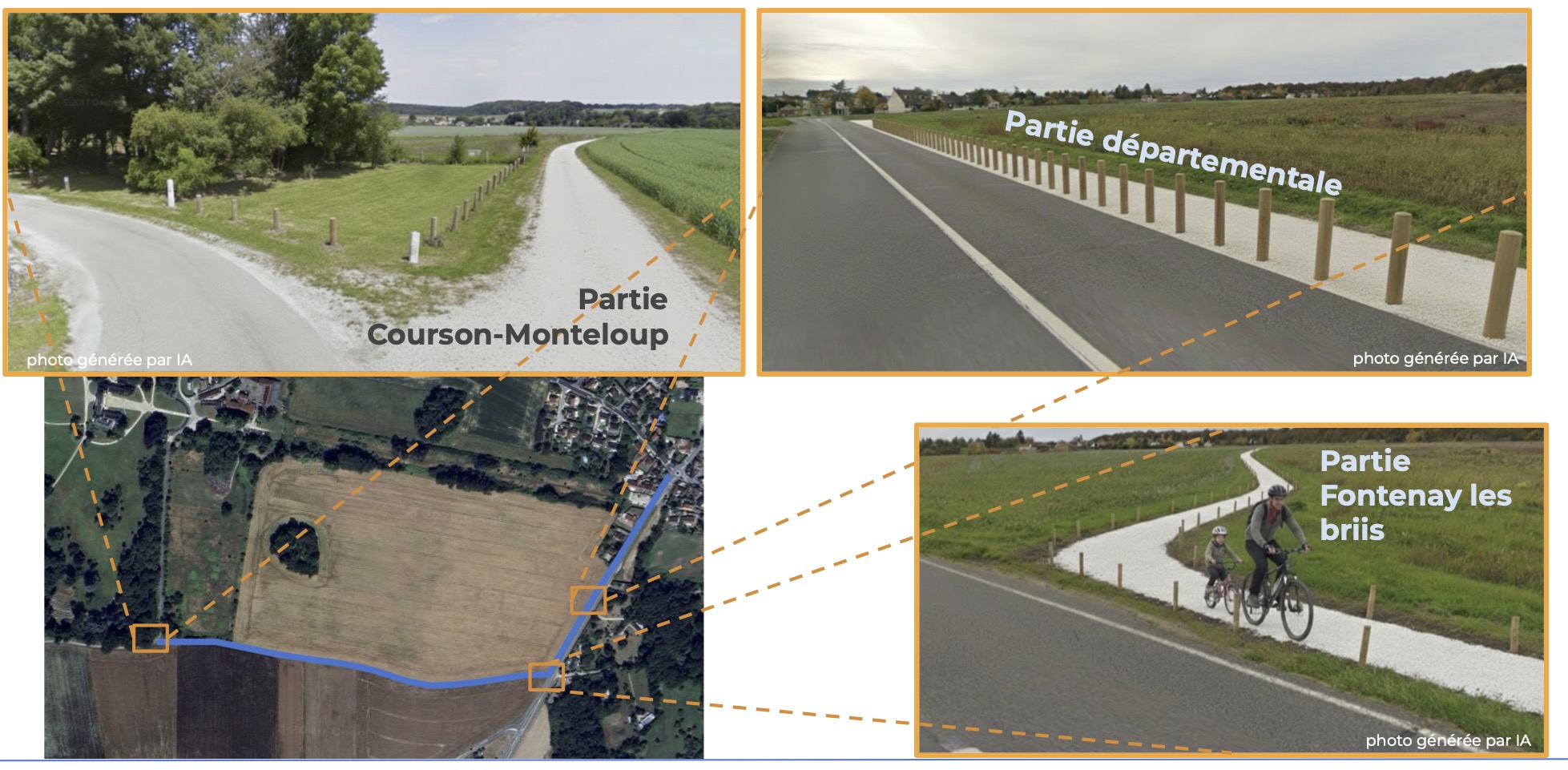 Voie douce - proposition 1 détail